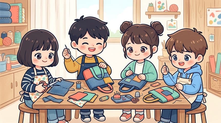 버려진 옷이 가방으로! 만들다 업사이클 메이커스 워크숍