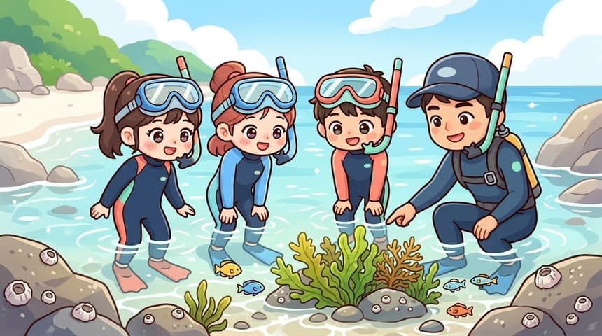 스노클링으로 만나는 영일만 수중 생태