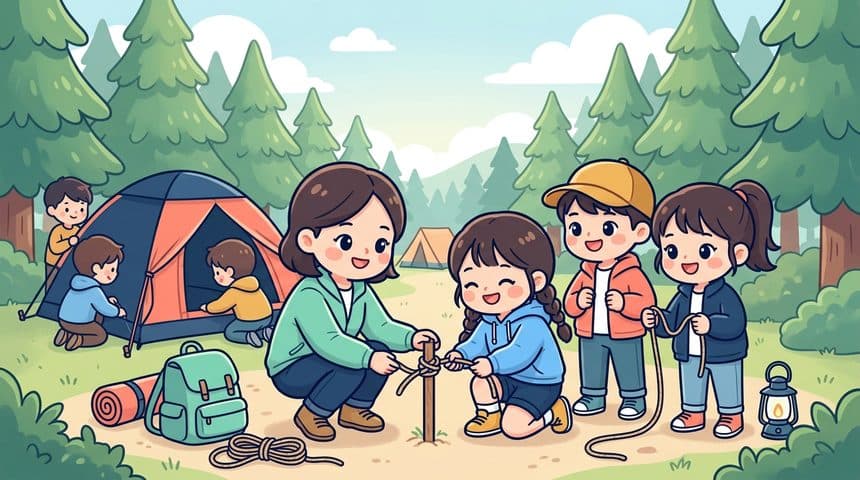 야외 생존 캠프 - 자연에서 배우는 생활 기술
