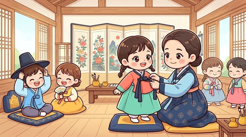 한복 입기와 전통 의생활 탐구 교실