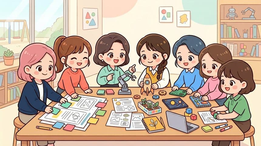 교사 직무연수: 학교 현장 STEAM 수업 설계 워크숍